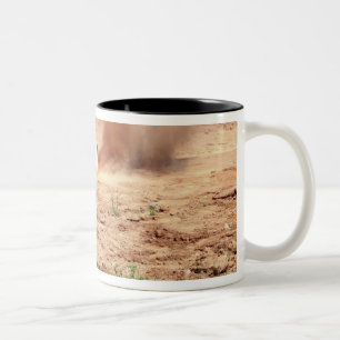 Caneca De Café Em Dois Tons Dez blocos de metade-libra de TNT