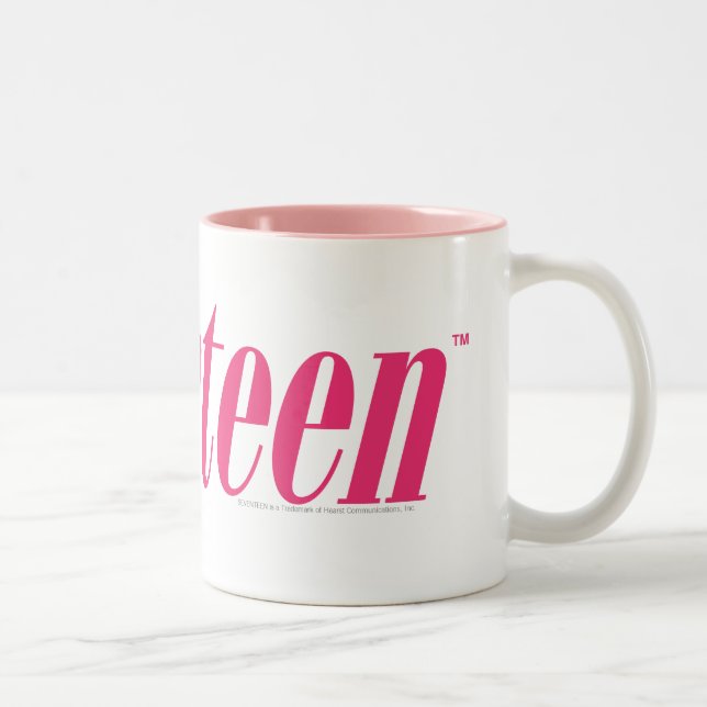 Caneca De Café Em Dois Tons Dezessete Logotipo-Magentas (Direita)