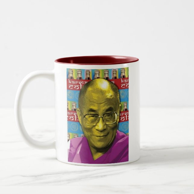 Caneca De Café Em Dois Tons Dharmacharya (Esquerda)