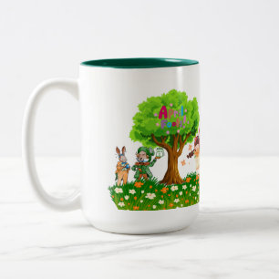 Caneca De Café Em Dois Tons Dia da Mentira 