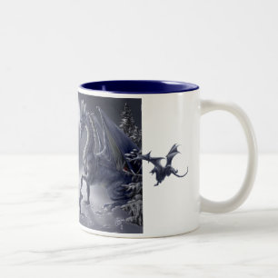 Caneca De Café Em Dois Tons Dia da neve