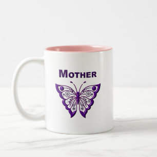 Caneca De Café Em Dois Tons Dia das Mães para Mãe, Mamãe