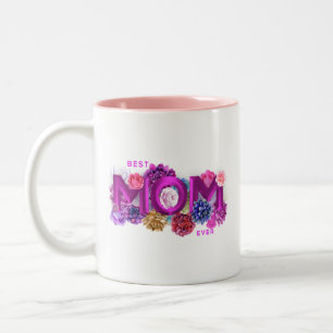 Caneca De Café Em Dois Tons Dia das Mães para Mãe, Mamãe