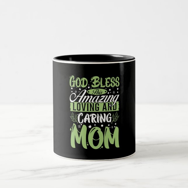 Caneca De Café Em Dois Tons Dia de as mães Café Mug (Centro)
