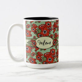 Caneca De Café Em Dois Tons Dia de as mães Personalizado