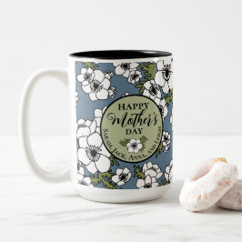 Caneca De Café Em Dois Tons Dia de as mães Personalizado