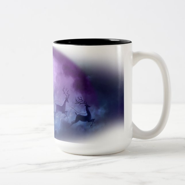 Caneca De Café Em Dois Tons Dia de Natal (Direita)