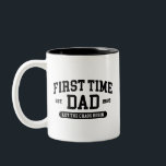 Caneca De Café Em Dois Tons Dia de os pais Funny Pai pela Primeira Vez Persona<br><div class="desc">Pai de primeira vez personalizado T-Shirt Novo papai engraçado: um presente perfeito para pais pela primeira vez! Este é personalizável com um ano personalizado,  fazer excelente para chás de fraldas,  licença de paternidade ou vida de pai do dia a dia.</div>