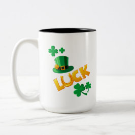 CANECA DE CAFÉ EM DOIS TONS DIA DE SÃO PATRÍCIO