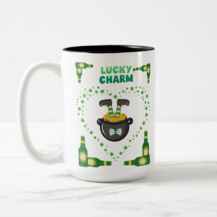 CANECA DE CAFÉ EM DOIS TONS DIA DE SÃO PATRÍCIO