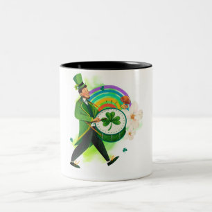 Caneca De Café Em Dois Tons Dia de São Patrício de Mug