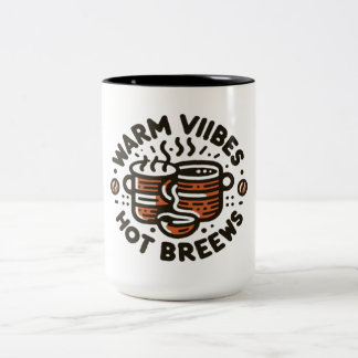 Caneca De Café Em Dois Tons Dia do Café