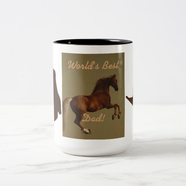 Caneca De Café Em Dois Tons Dia dos pais (Centro)