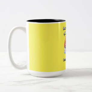 Caneca De Café Em Dois Tons Dia Internacional da Garota. Potencial Menina.
