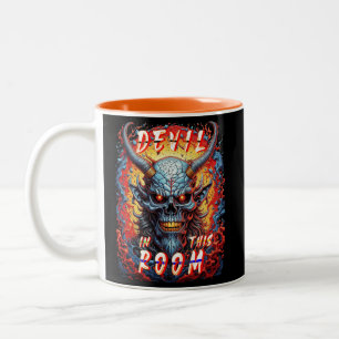 Caneca De Café Em Dois Tons Diabo Nesta Sala