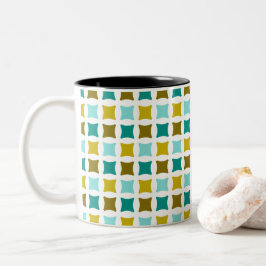 Caneca De Café Em Dois Tons Diamantes da Praia