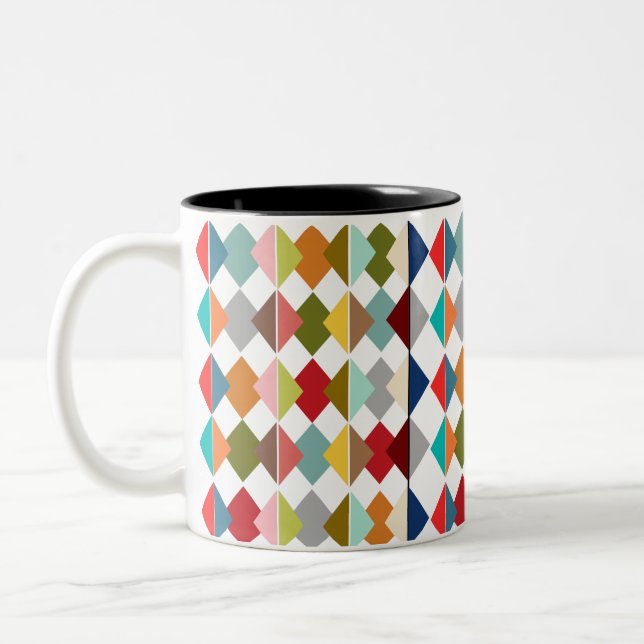 Caneca De Café Em Dois Tons Diamond Quilt (Esquerda)