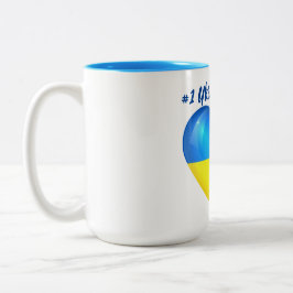 Caneca De Café Em Dois Tons Dido do ucraniano #1