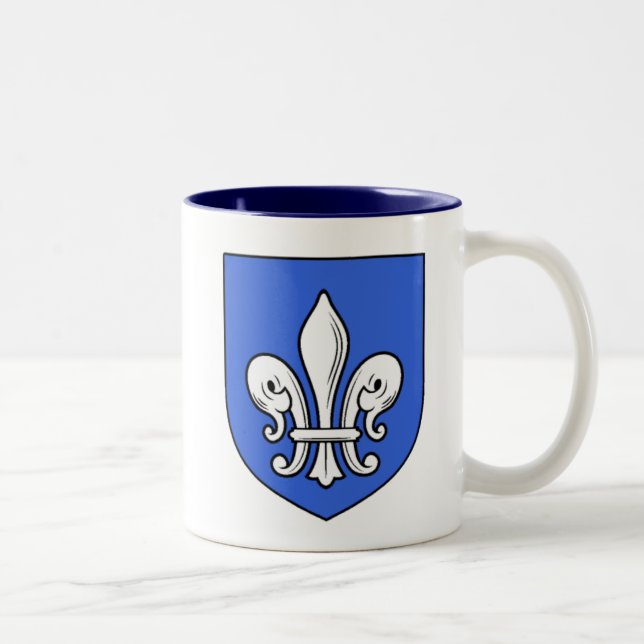 Caneca De Café Em Dois Tons Digby Family Shield Mug (Direita)