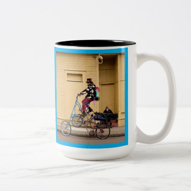 Caneca De Café Em Dois Tons Dingo Dizmal Portland clown (Direita)