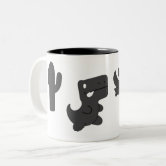 Caneca Estou Offline - Dino T-Rex