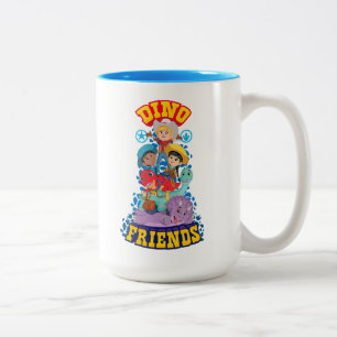 Caneca De Café Em Dois Tons Dino Friends   Dino Ranch