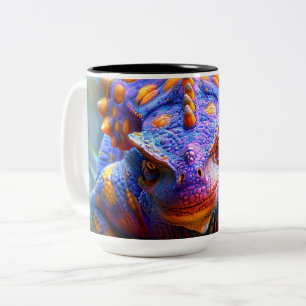 Caneca De Café Em Dois Tons DInosaur