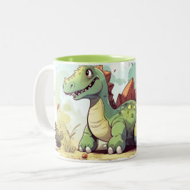 Caneca De Café Em Dois Tons Dinossauro Mug - Estou sentindo Dino-mite