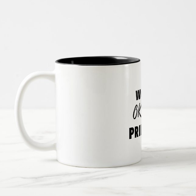 Caneca De Café Em Dois Tons Diretor 2 da Okayest do Mundo (Esquerda)