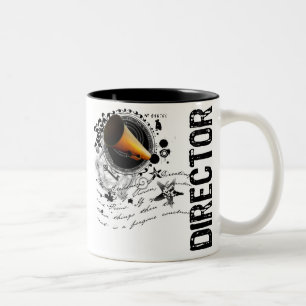 Caneca De Café Em Dois Tons Diretor a Alquimia