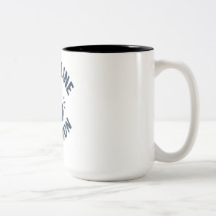 Caneca De Café Em Dois Tons Disciplina Maior que Motivação - Ginásio Fitness