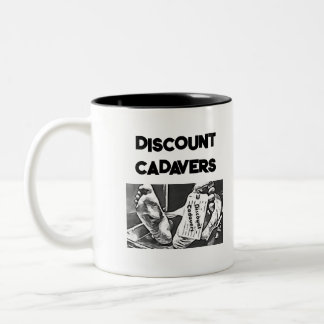 Caneca De Café Em Dois Tons Discount Cadavers Mug