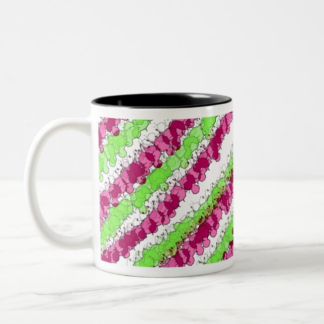 Caneca De Café Em Dois Tons Dissipador Vermelho e Verde (Esquerda)