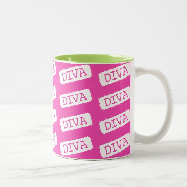 CANECA DE CAFÉ EM DOIS TONS DIVA DIVA DIVA (Direita)