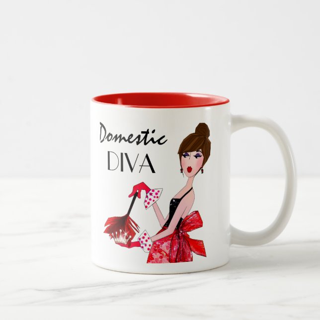 Caneca De Café Em Dois Tons Diva Mug (Direita)