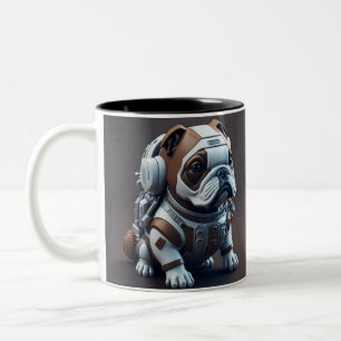 Caneca De Café Em Dois Tons Diversão IA Fantasy Animal Mug