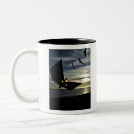 Caneca De Café Em Dois Tons Diversão para o Halloween