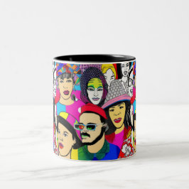 Caneca De Café Em Dois Tons Diversidade é Diversão