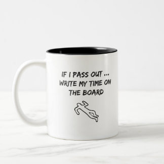 Caneca De Café Em Dois Tons Divertimento Crossfit-Inspirado da novidade