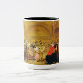 Caneca De Café Em Dois Tons Dividendos no Bank of England (Bolsa de Valores)
