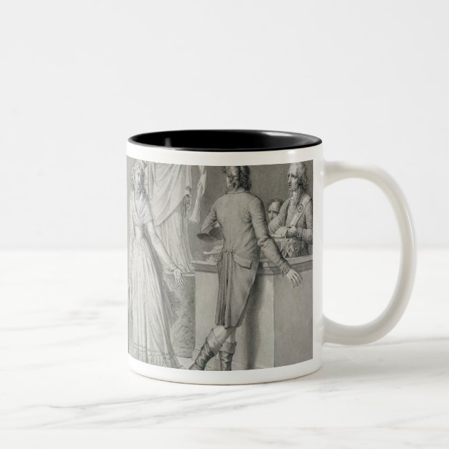 Caneca De Café Em Dois Tons Divórcio republicano (Direita)