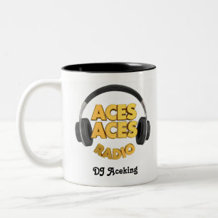 Caneca De Café Em Dois Tons DJ Aceking