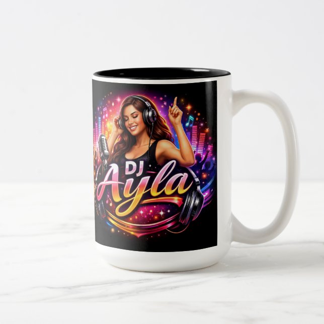 CANECA DE CAFÉ EM DOIS TONS DJ AYLA 2 (Direita)