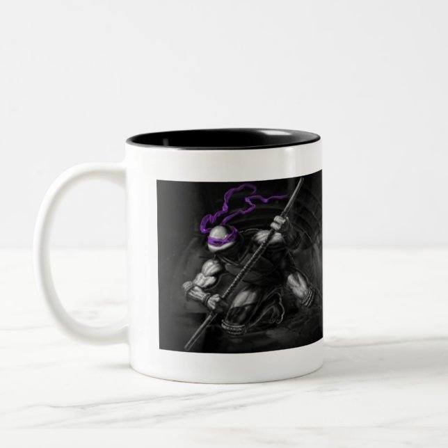 Caneca De Café Em Dois Tons DJDANINJA Mug (Esquerda)