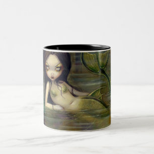 Caneca De Café Em Dois Tons Do "caneca da sereia esgoto"