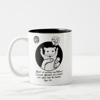 Caneca De Café Em Dois Tons Do "caneca do 2-Tom das economias hamster" de