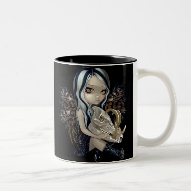 Caneca De Café Em Dois Tons Do "caneca do crânio Babirusa" (Direita)