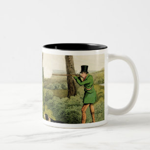 Caneca De Café Em Dois Tons Do "tiro faisão", bar. por Thomas McLean, 1820 (