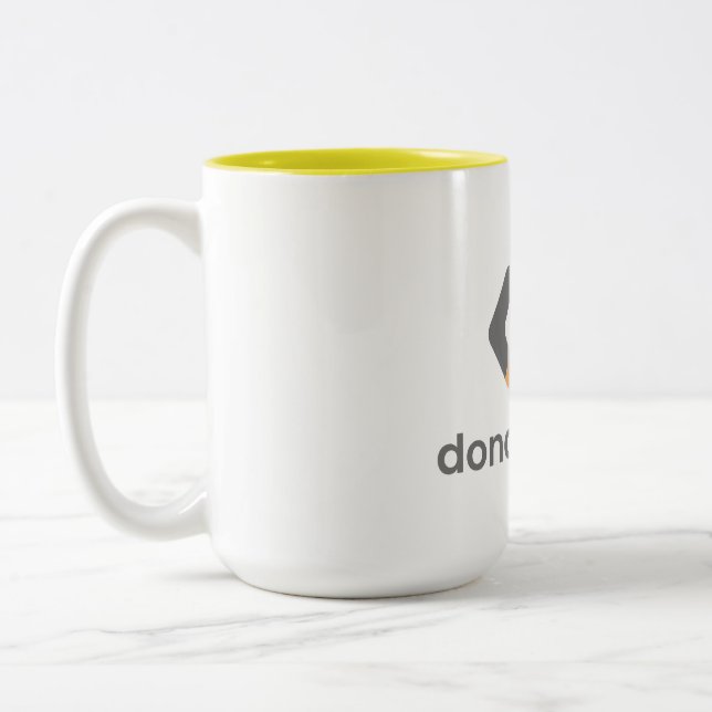 Caneca De Café Em Dois Tons doar:code Mug (Esquerda)
