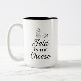 Caneca De Café Em Dois Tons Dobrar na lama de queijo
